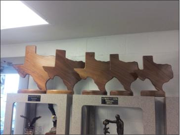 Texas standup plaques in various sizes wooden